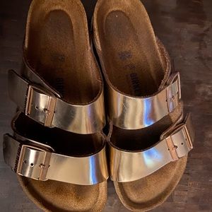 Rose Gold Birkenstock’s